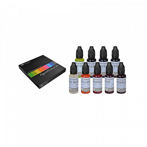 Kit 9 Cores Coolant Thermaltake Concentrado Premium Cl-W221-Os00Sw-A