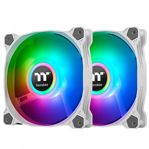 Cooler Fan Thermaltake Pure duo 12 Argb Branco CLF097PL12SWB