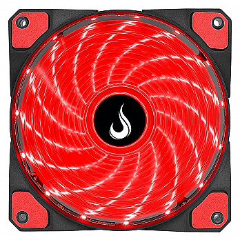 Cooler FAN Rise Mode Wind W1, 120mm, LED Vermelho - RM-WN-01-BR