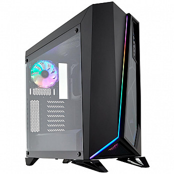 Gabinete Gamer Corsair Carbide Series Spec-Omega, Mid-Tower, RGB, Vidro Temperado, Preto - CC-9011140-WW