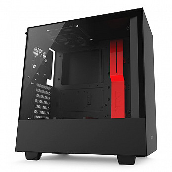 Gabinete NZXT H500 Vermelho CA-H500B-BR