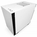 Gabinete Gamer NZXT H210, Mini Tower, com FAN, Lateral em Vidro, Branco/Preto - CA-H210B-W1