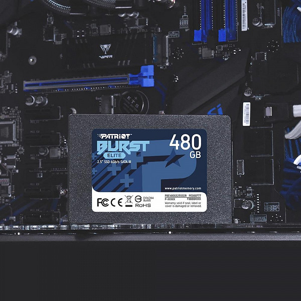 SSD 480 GB Patriot Burst Elite, 2.5