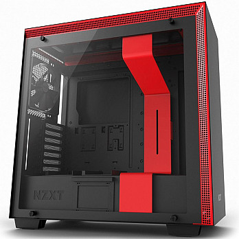 Gabinete NZXT H700, Mid Tower, Lateral em Vidro, Preto e Vermelho - CA-H700B-BR
