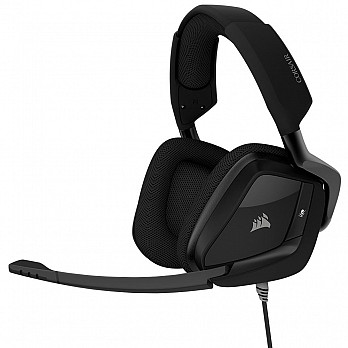 Headset Gamer Corsair Void Elite USB/P2, 7.1 Surround, Drivers 50 mm, Carbono - CA-9011205-NA OP
