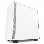 Gabinete Gamer NZXT H510, Mid Tower, com FAN, Lateral em Vidro, Branco - CA-H510B-W1