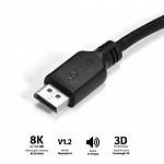 Cabo DisplayPort macho para DisplayPort macho - 2 metros v1.2 - pdpm-2