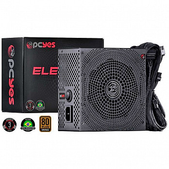 Fonte Atx 650w Real PCYes Electro V2 Bronze