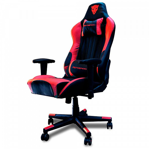 Cadeira Gamer Motospeed G2, Até 180Kg, Almofadas Ajustáveis, Preta/Vermelha - FMSCA0089VEM