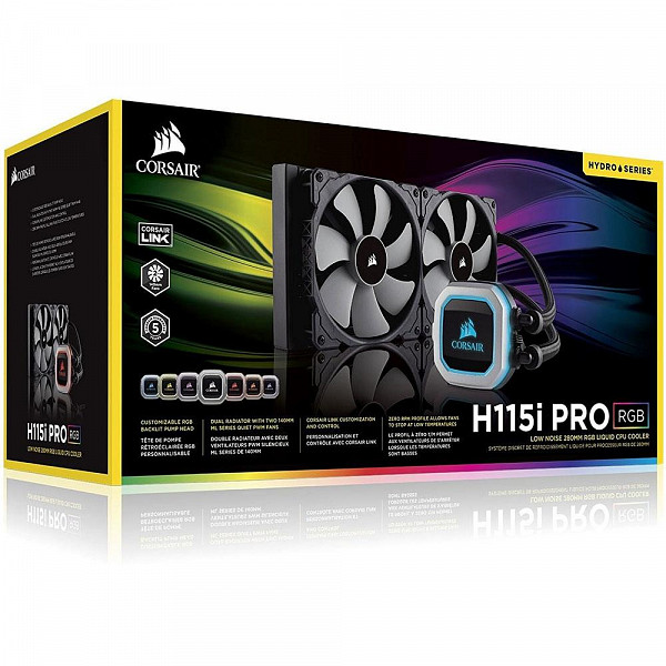 Water Cooler Corsair H115i PRO RGB Hydro Series CW-9060032-WW