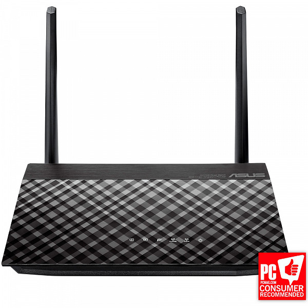 Roteador Wireless ASUS RT AC51U,Dual band AC 750Mbps 3G4G,Configuração fácil,ASUS Aicloud, VPN, Streaming