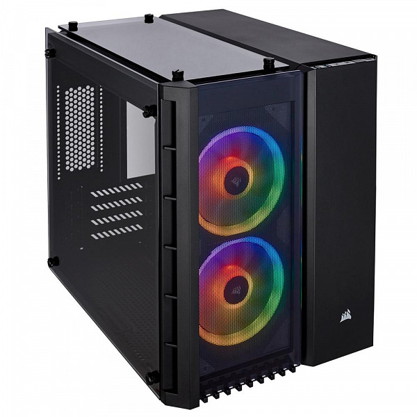 Gabinete Gamer Corsair Crystal Series 280X, RGB, Vidro Temperado, Preto - CC-9011135-WW