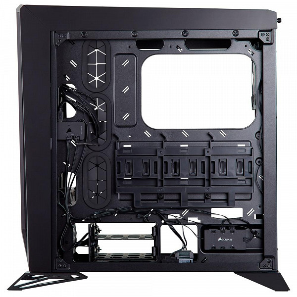 Gabinete Gamer Corsair Carbide Series Spec-Omega, Mid-Tower, RGB, Vidro Temperado, Preto - CC-9011140-WW