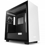 Gabinete NZXT H7, Mid Tower, ATX, Lateral em Vidro Temperado, 2x Fans, Preto e Branco - CM-H71BG-01