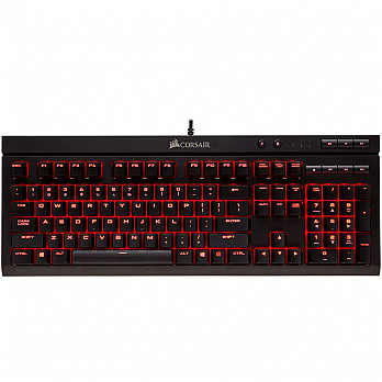 Teclado Gamer Corsair Mecânico Switch Cherry MX Red, LED vermelho, ABNT2, K68 CH-9102020-BR