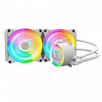 Water Cooler Gamdias Chione, RGB, 240mm, Intel e AMD, para PC, Branco - CHIONE M2-240RW