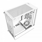 Gabinete NZXT H5 Elite Edition, Mid Tower, RGB, ATX, Lateral e Frontal em Vidro Temperado, 3x Cooler Fan, Branco - CC-H51EW-01