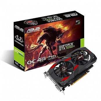 Placa de Vídeo Asus NVIDIA GeForce GTX 1050 Ti OC Cerberus 4GB, GDDR5 - CERBERUS-GTX1050TI-O4G