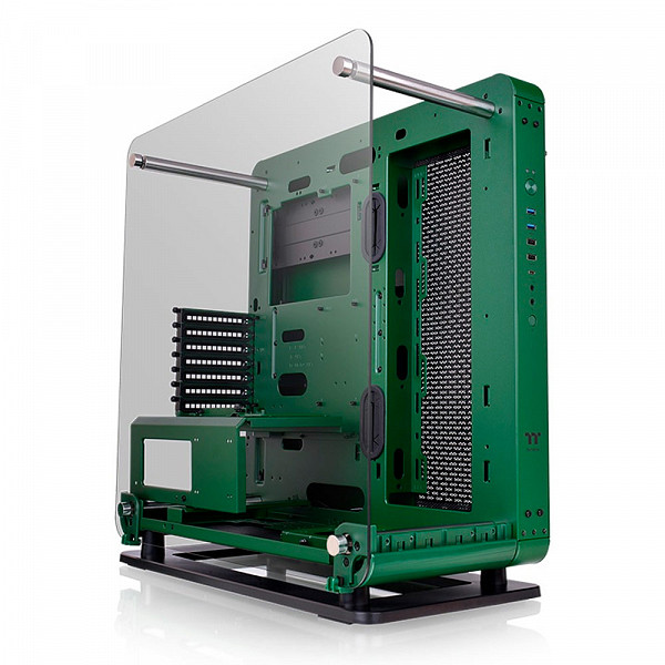 Gabinete Thermaltake Core P6 Tempered Glass Racing Green Mid Tower - CA-1V2-00MCWN-00