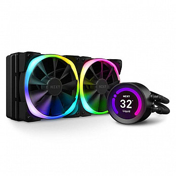 Water Cooler NZXT Kraken Z53, RGB, Fans de 240mm, com Display LCD, Preto - RL-KRZ53-R1