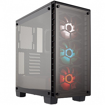 Gabinete Corsair Gamer Crystal Series 460X RGB Vidro Temperado ATX CC-9011101-WW