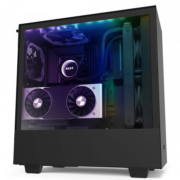 Gabinete Gamer NZXT H510i, Mid Tower, Com 2 Fans, Vidro Temperado, S-Fonte, Ca-h510i-b1 Nzxt