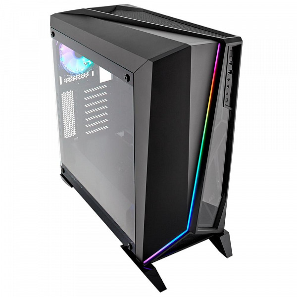 Gabinete Gamer Corsair Carbide Series Spec-Omega, Mid-Tower, RGB, Vidro Temperado, Preto - CC-9011140-WW