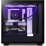 Gabinete NZXT H7, Mid Tower, ATX, Lateral em Vidro Temperado, 2x Fans, Preto e Branco - CM-H71BG-01